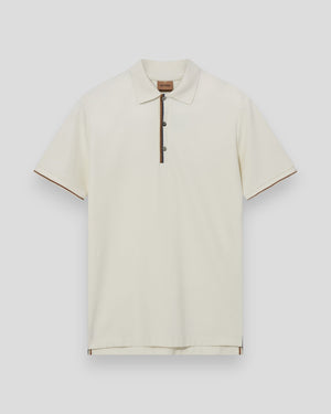 Harvey Polo SS Tee - Offwhite