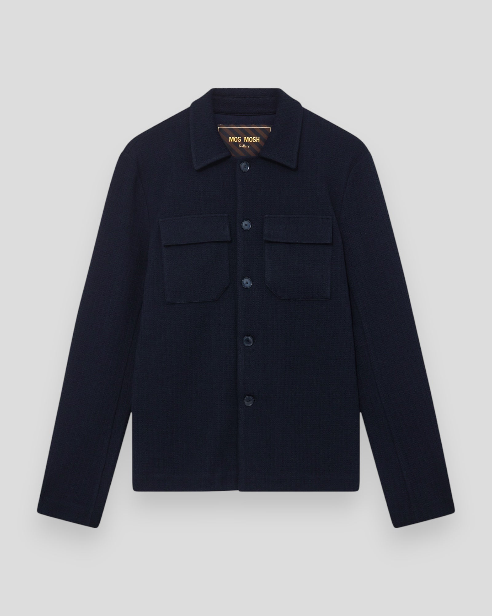 Austin Knit Overshirt - Navy