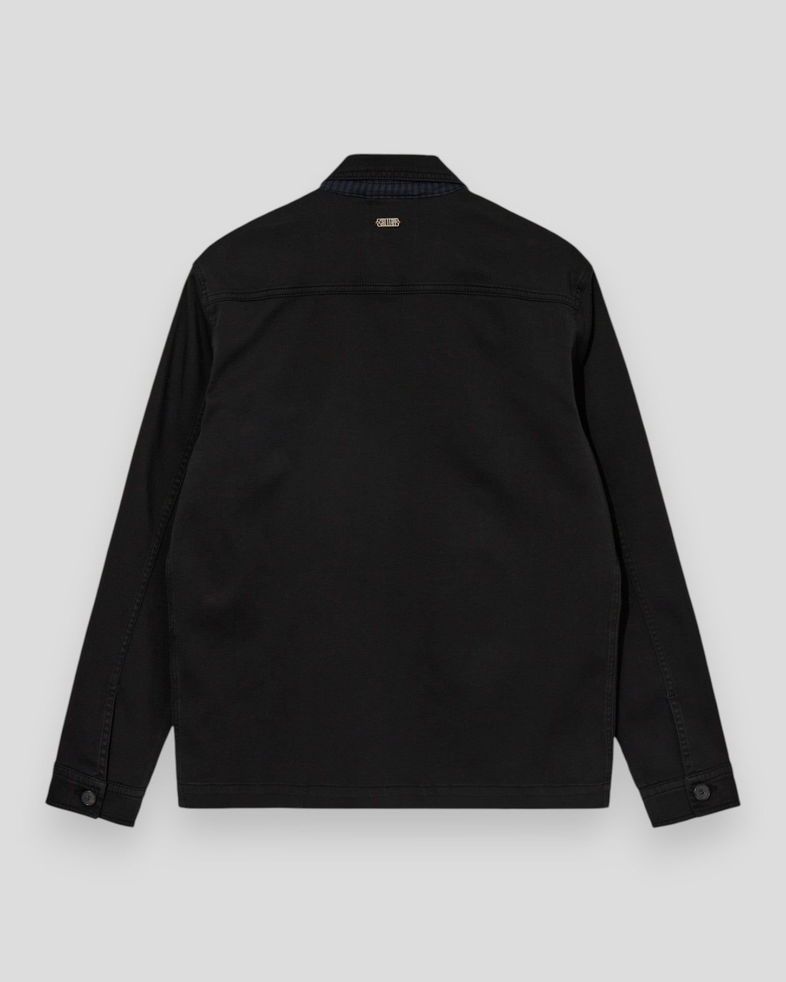 Matteo Soft Overshirt - Black