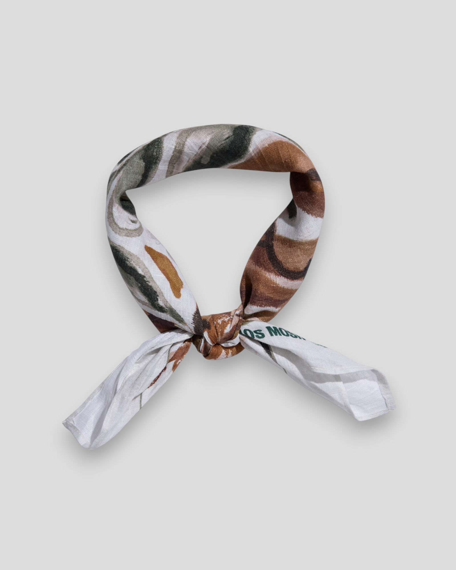 Sun Linen Neckerchief - Foss Green