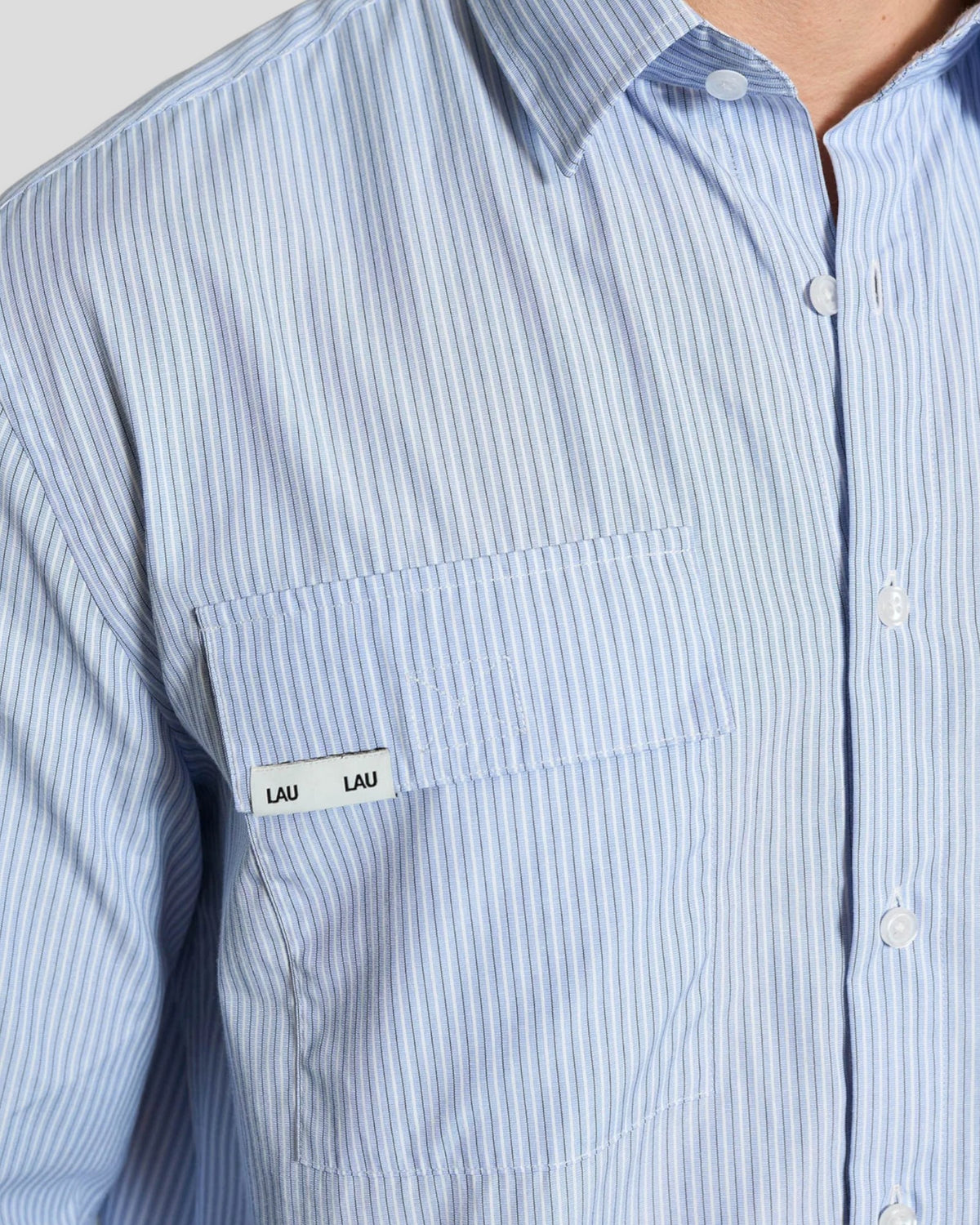 Multi Stripe Shirt - Blue/Navy/White
