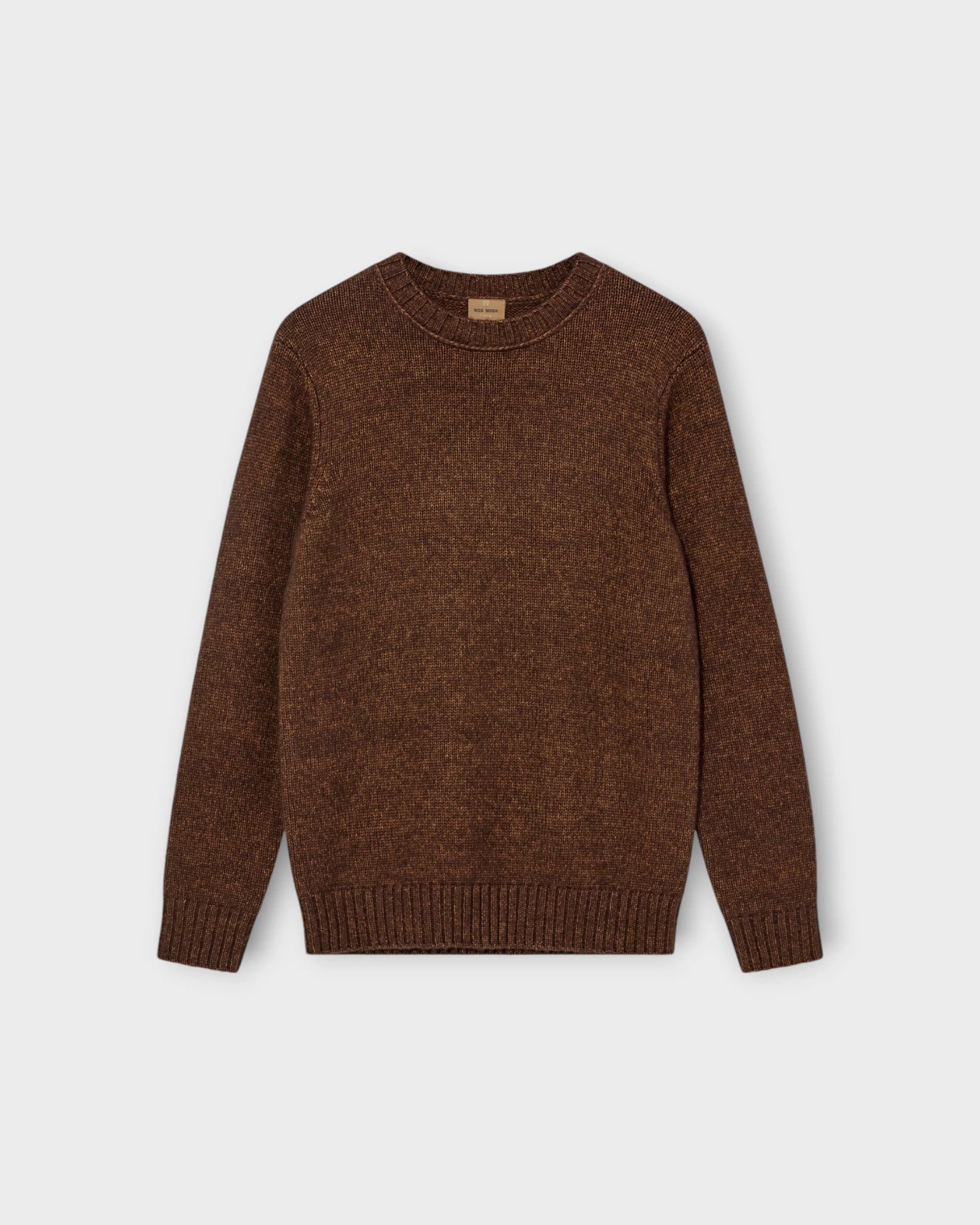 Laporte Melange Crew Neck Knit - Sundown Melange