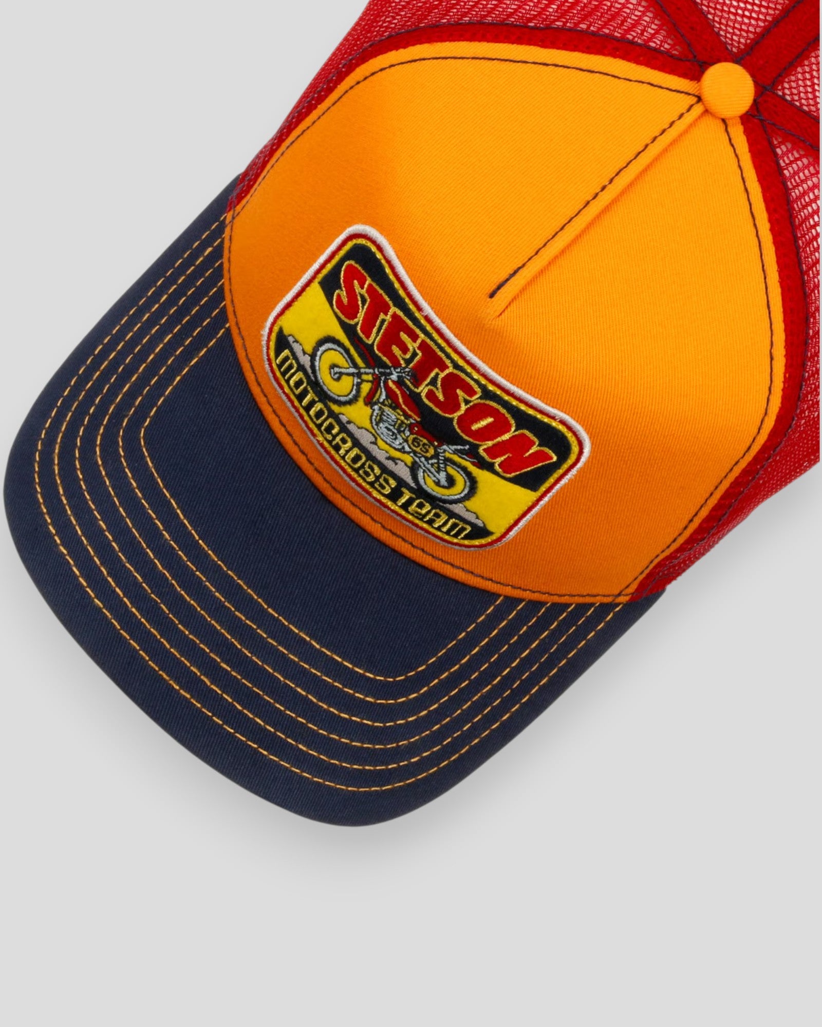 Trucker Cap Motorcross Team - Orange/Red/Navy