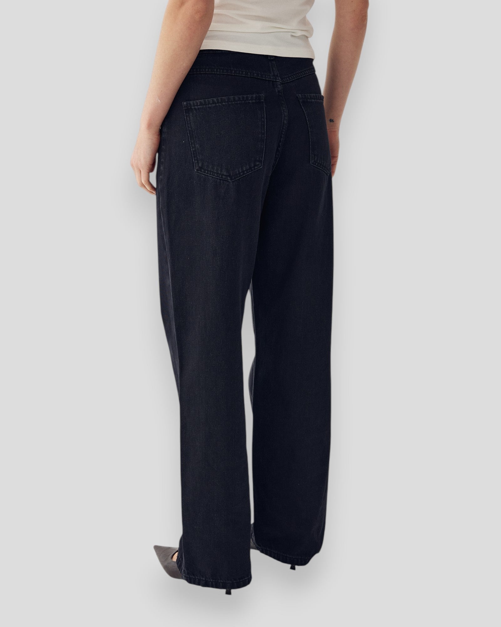 N-Katy MW Jeans - Black Wash