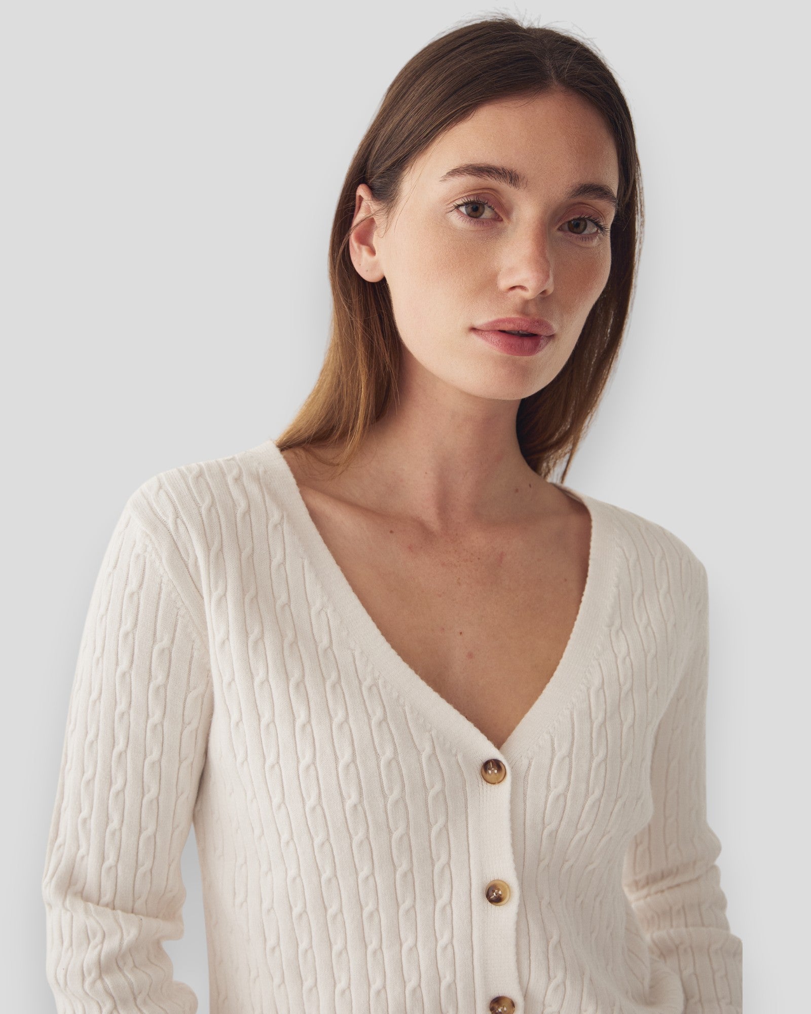 N-Laliah Knit Cardigan - Ivory