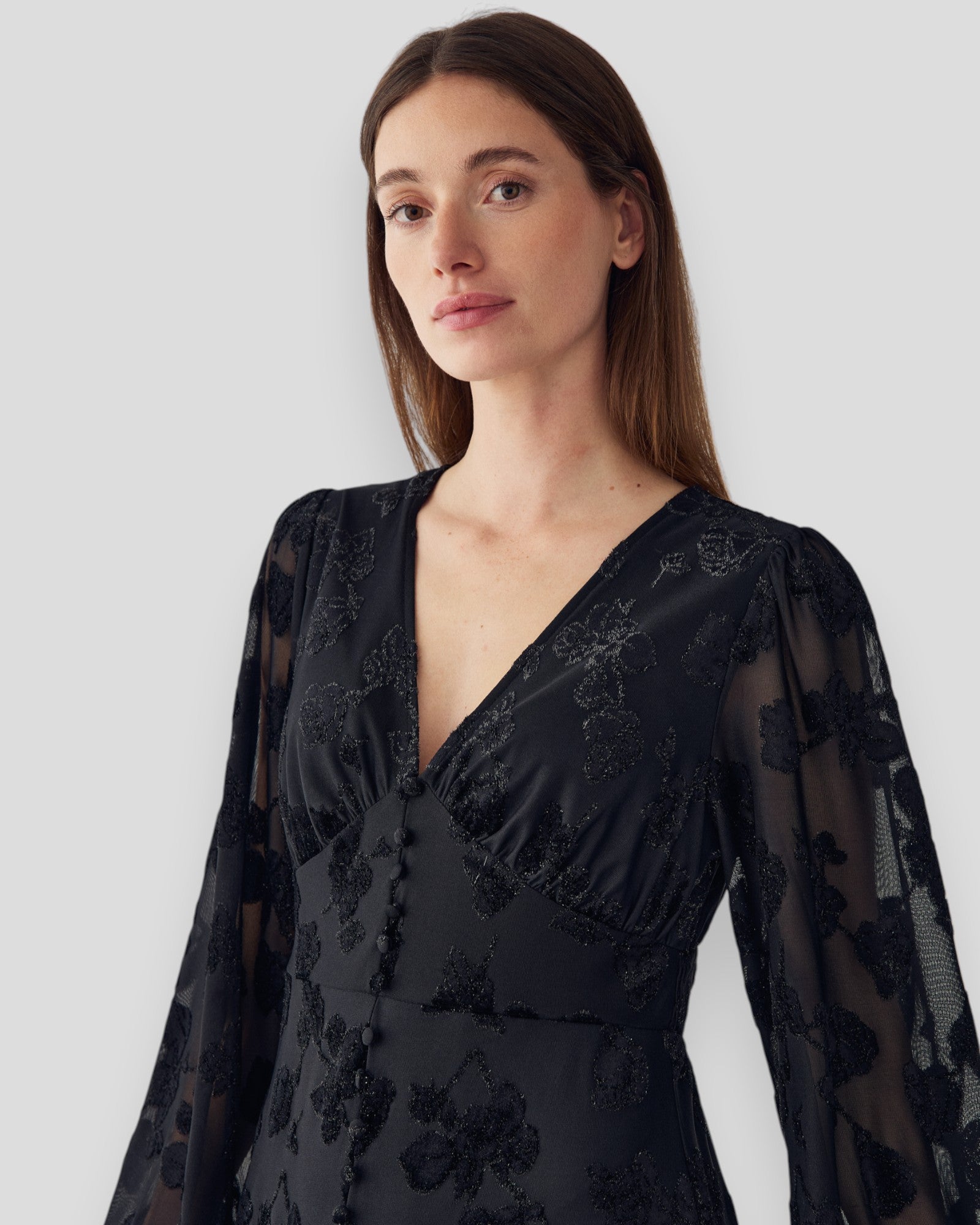 N-Lilith Maxi Dress - Black