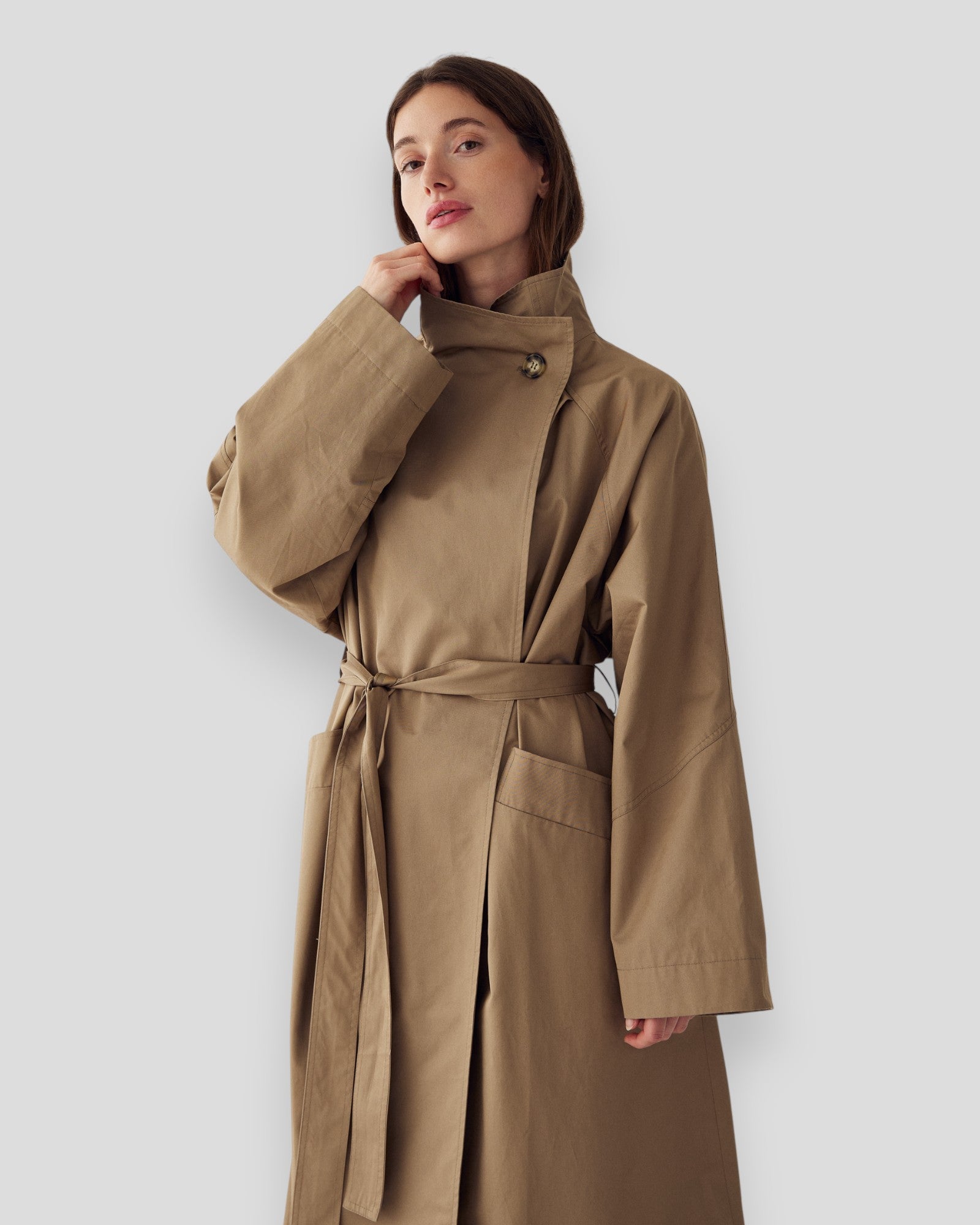 N-Makenzie Coat - Grey Sand