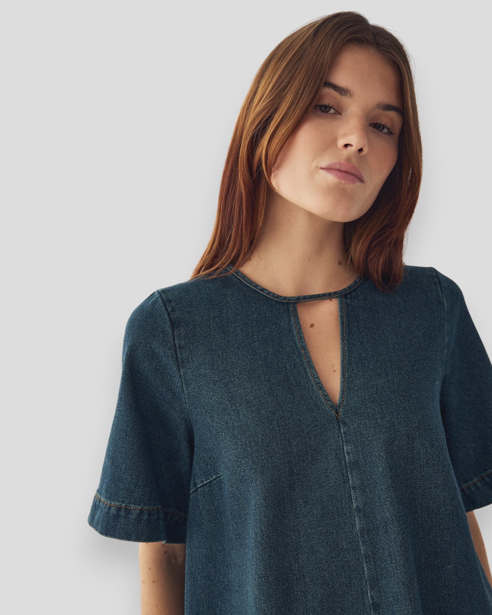 N-Mavis Dress - Vintage Blue Wash