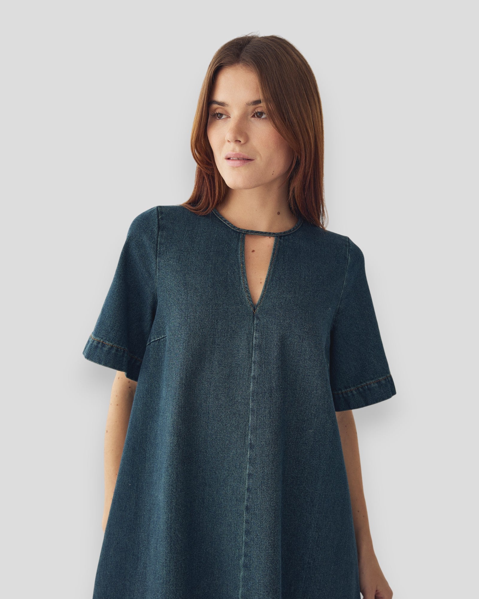 N-Mavis Dress - Vintage Blue Wash