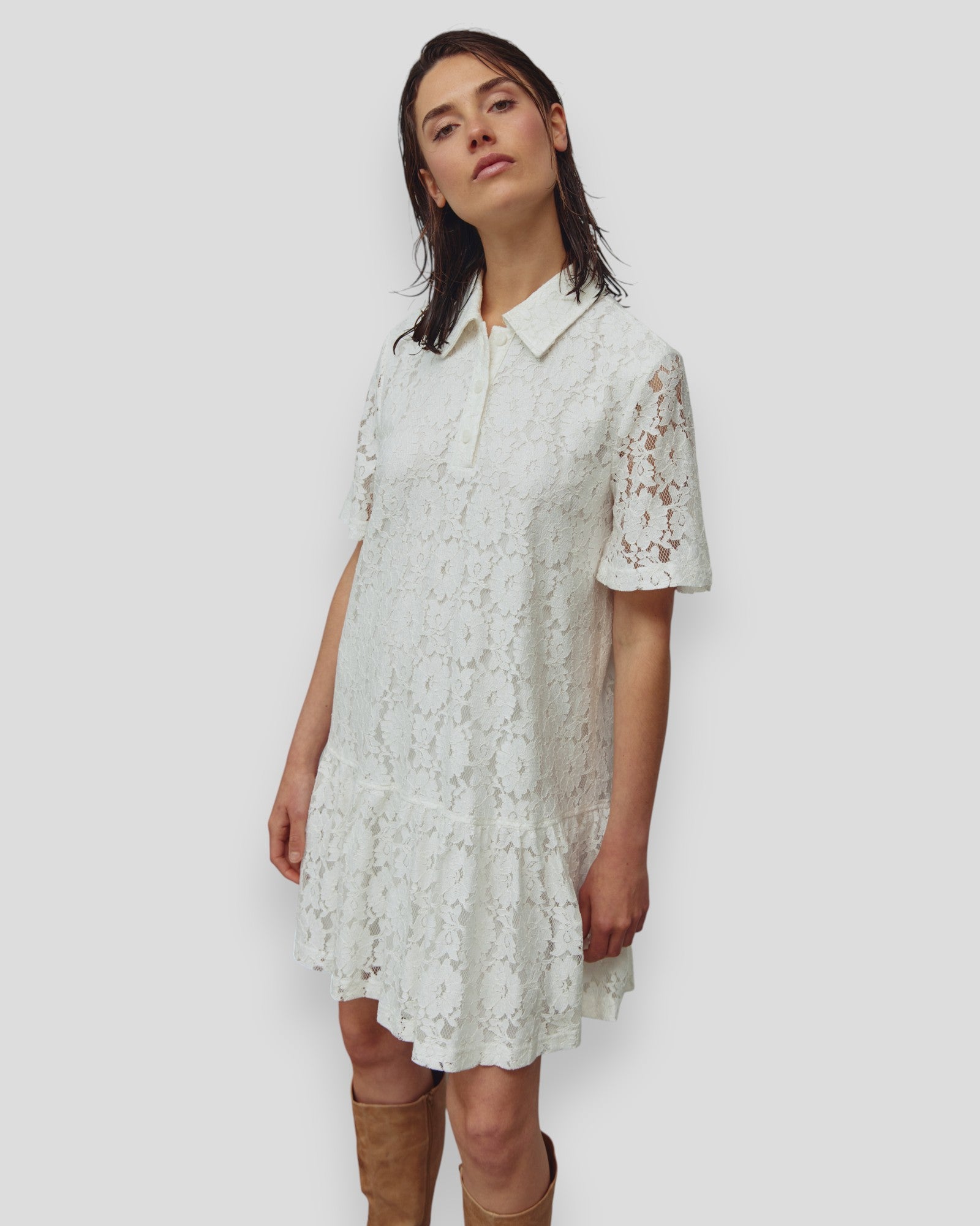 N-Lakesha Dress - Ivory
