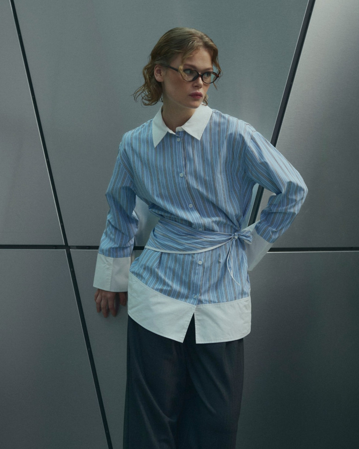 N-Marinelle Shirt - Coetta Blue Stripe