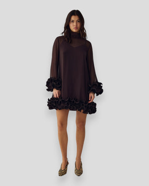 Latania Dress - Chocolate