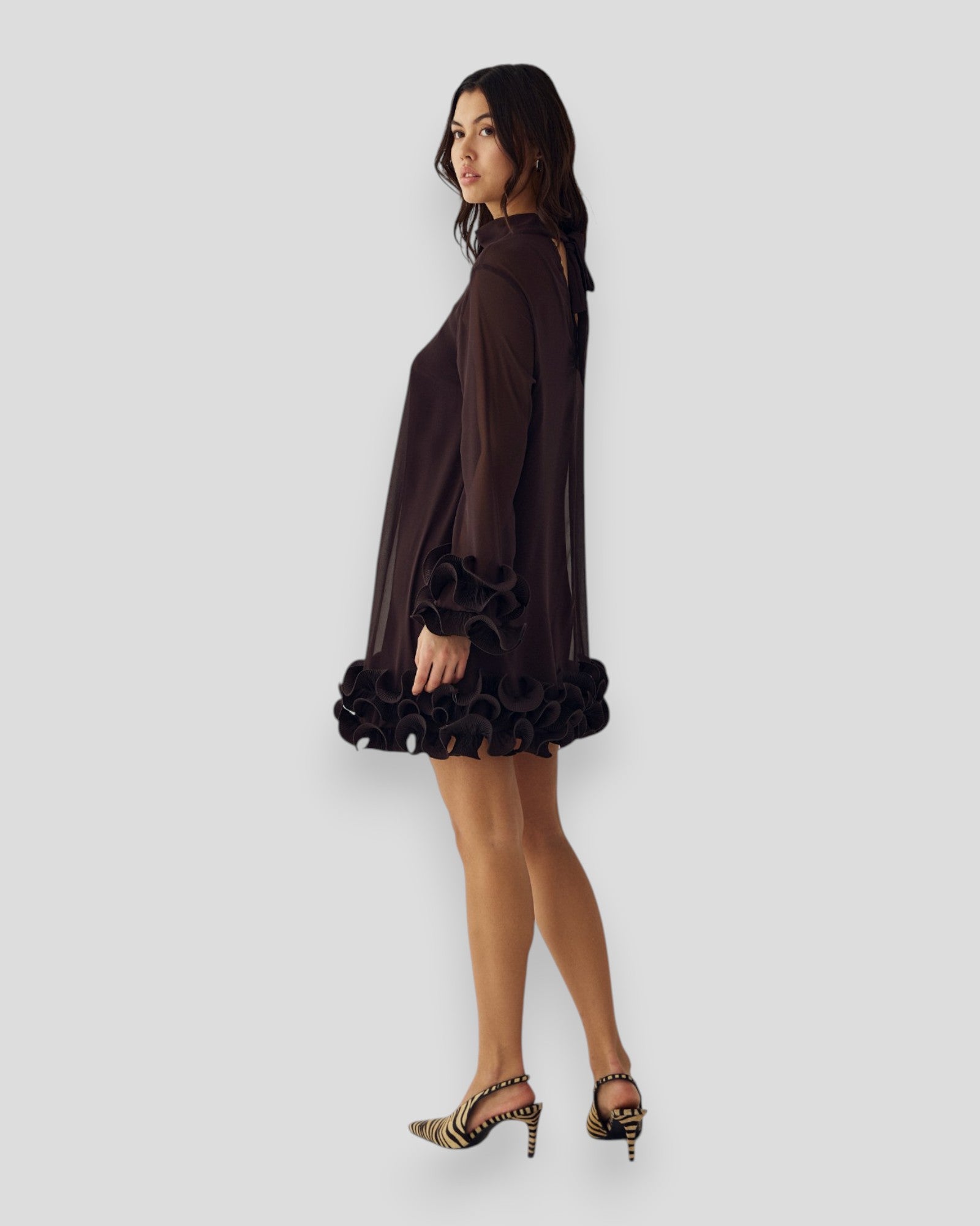 Latania Dress - Chocolate