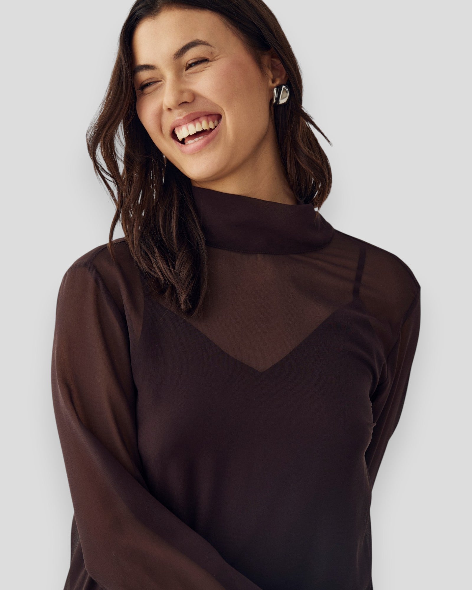 Latania Dress - Chocolate