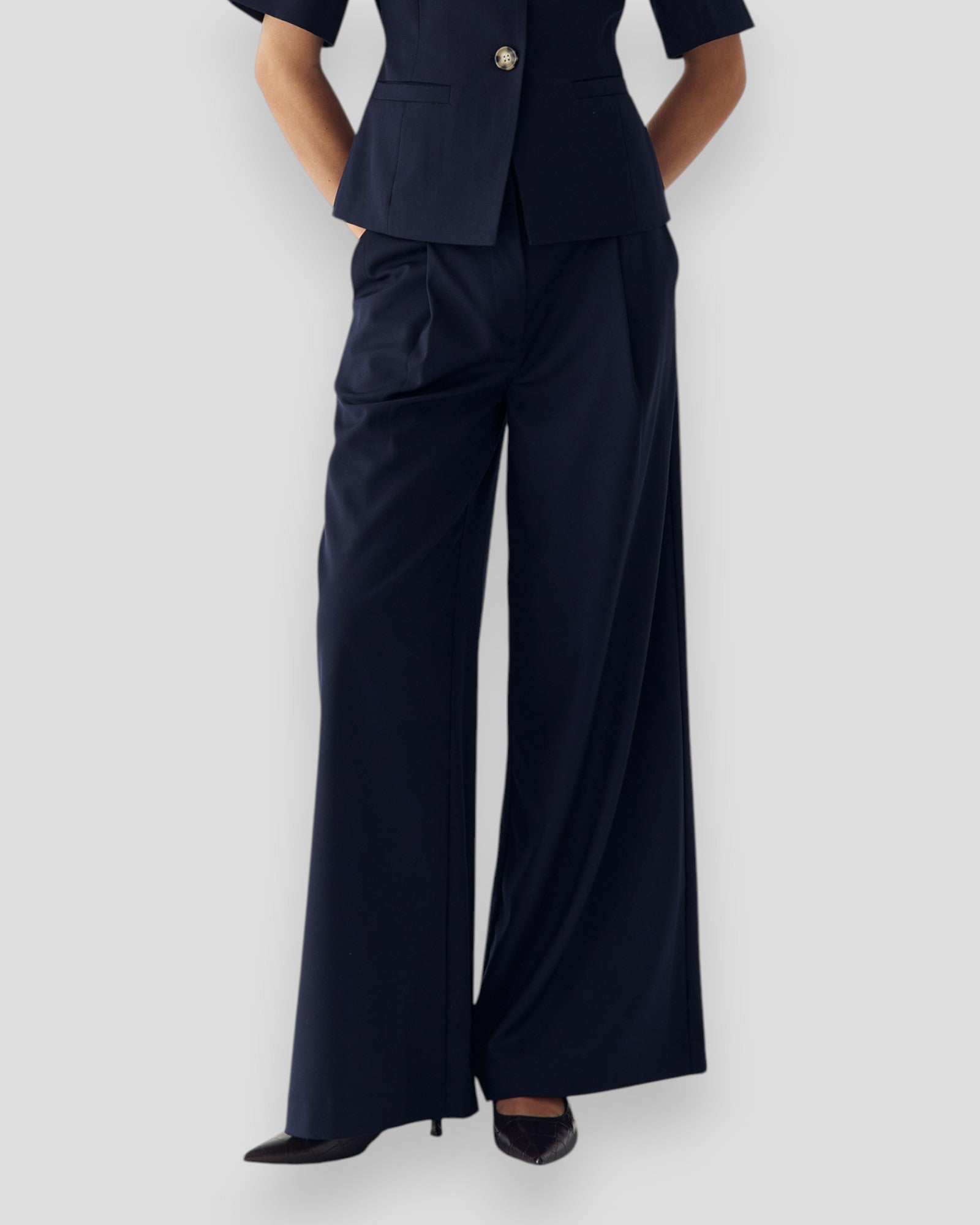 Kazia Pants - Navy