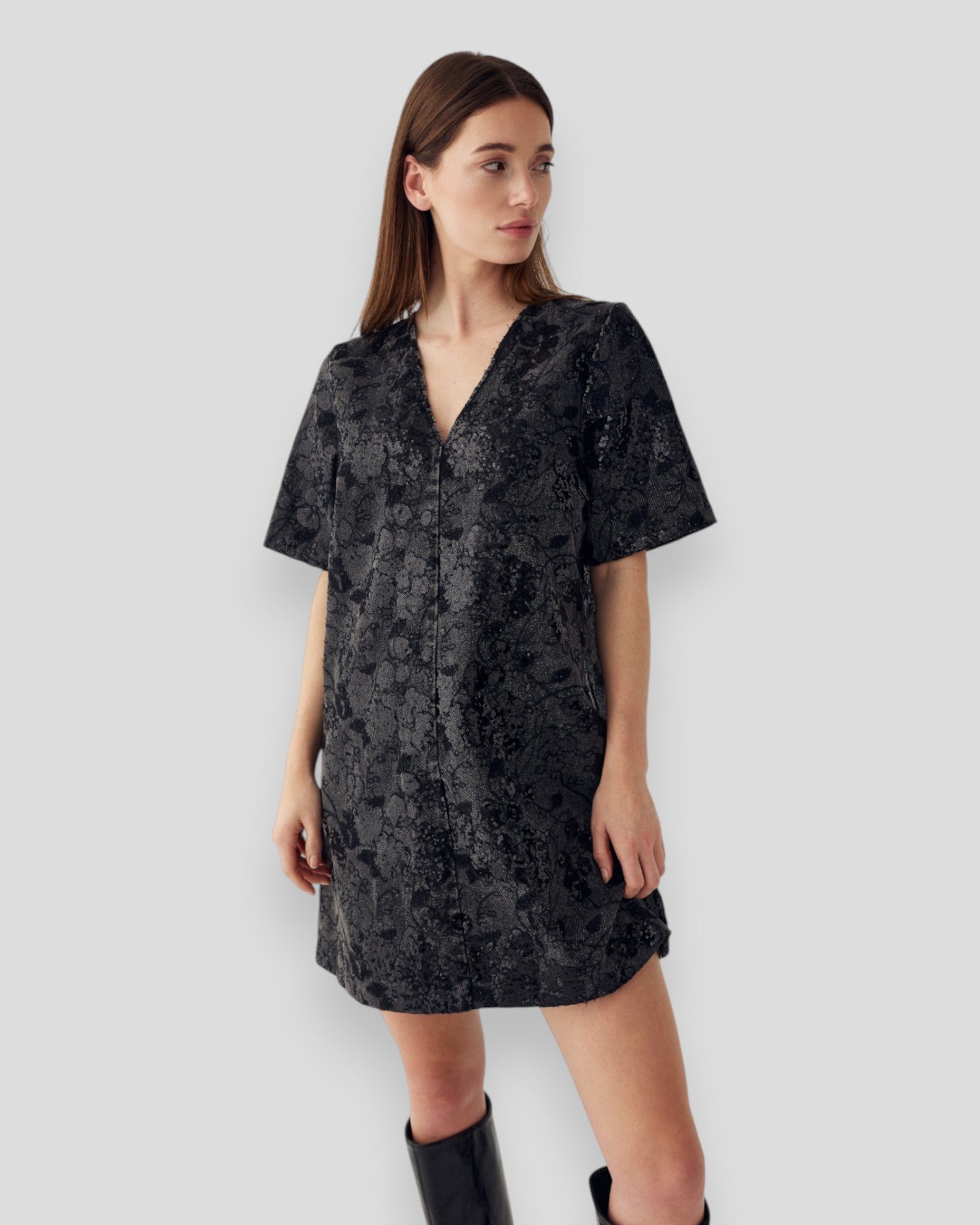 N-Krissie Dress - Grey Wash