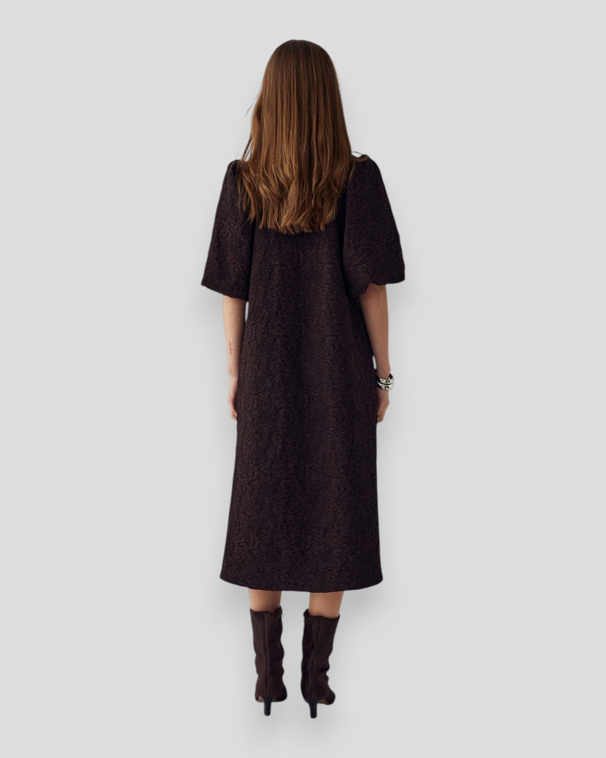 N-Pastis Long Dress - Chocolate