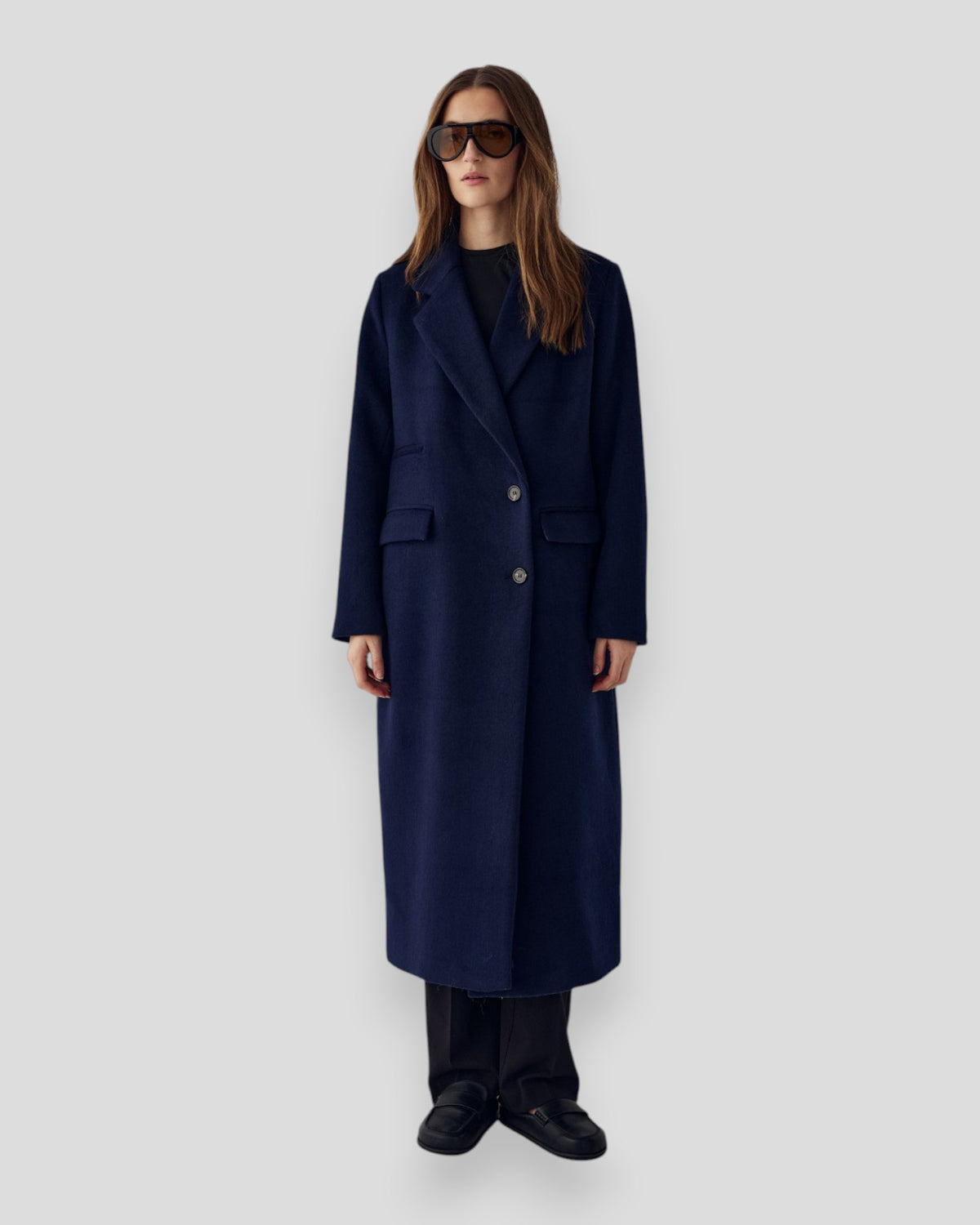 Jaci Coat - Navy Blue