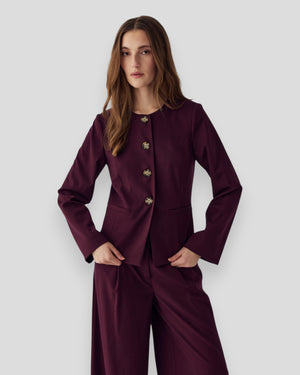 N-Kasaundra LS Blazer - Winetasting