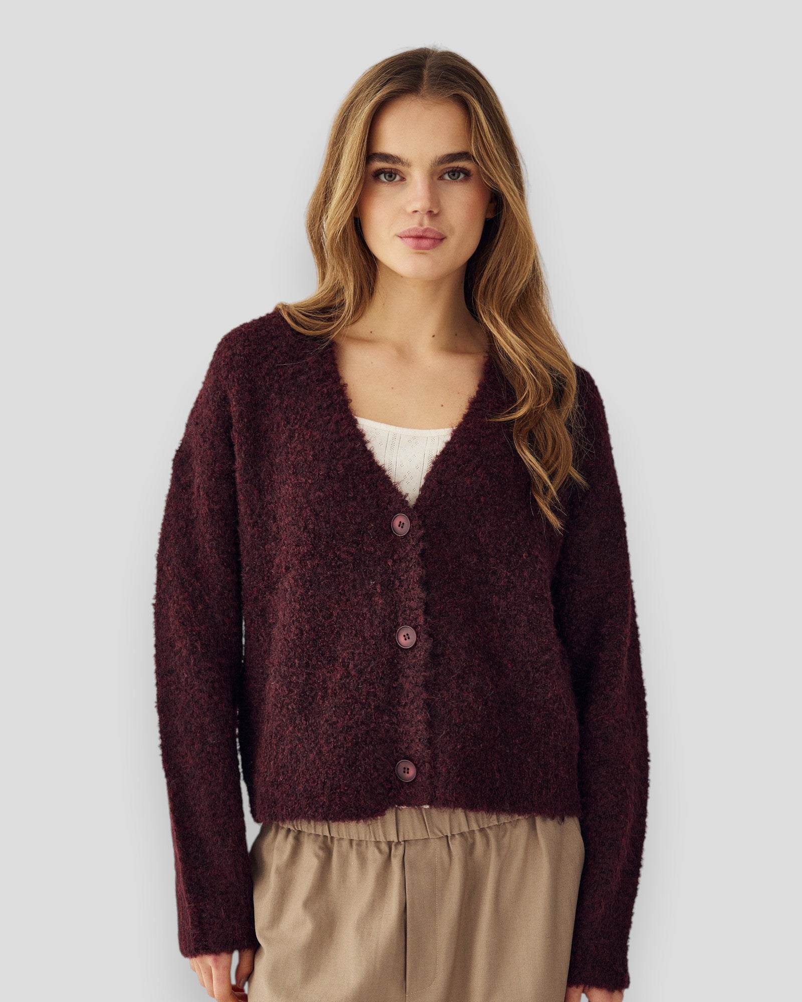 N-Mertis Knit Cardigan - Winetasting