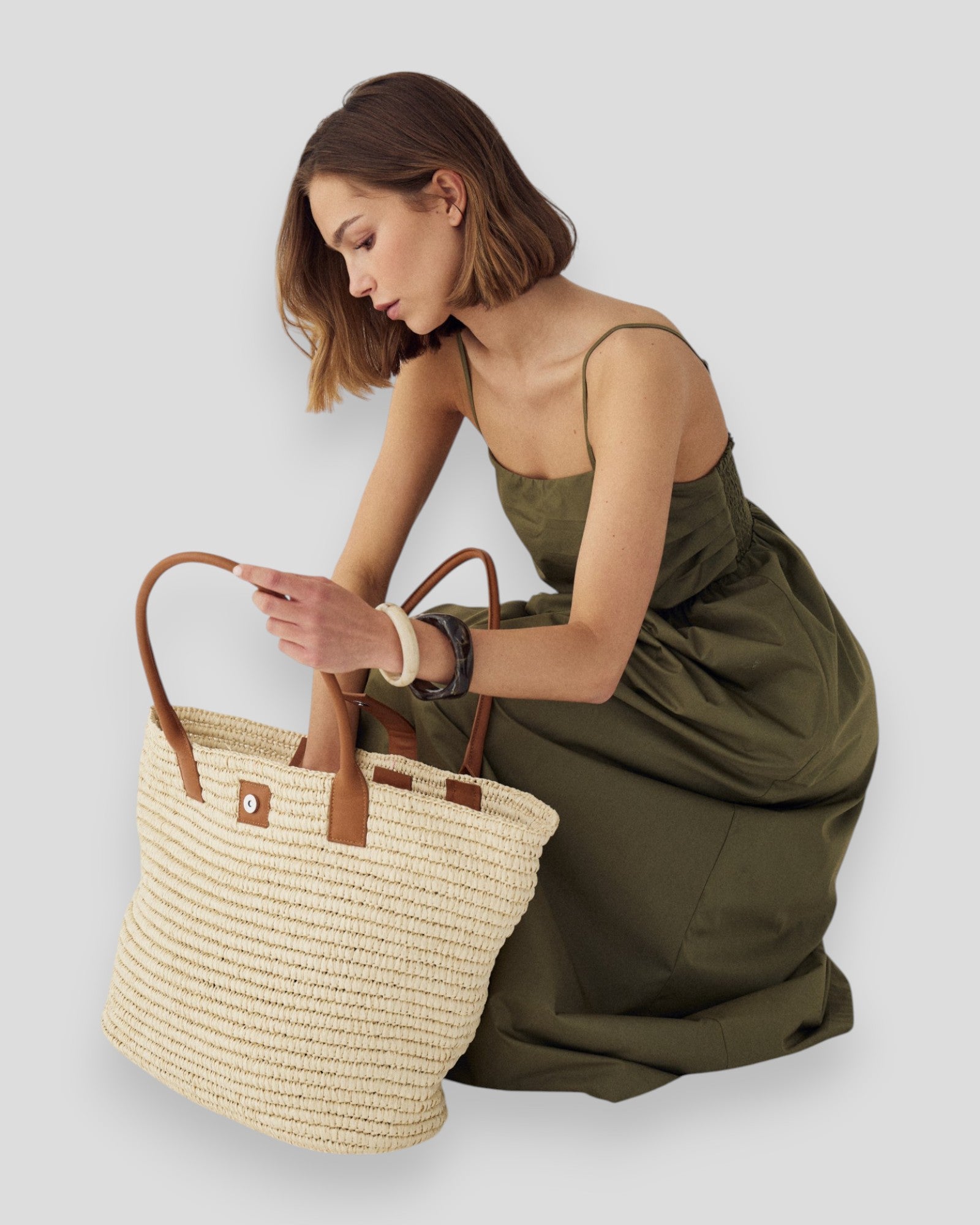 N-Malika Dress - Laurel Oak