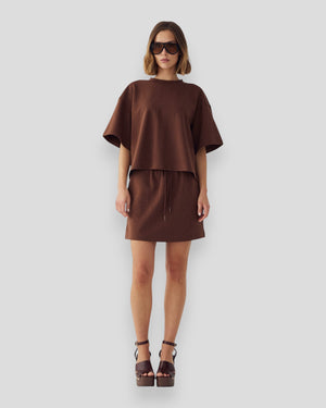 N-Maple T-shirt - Chocolate