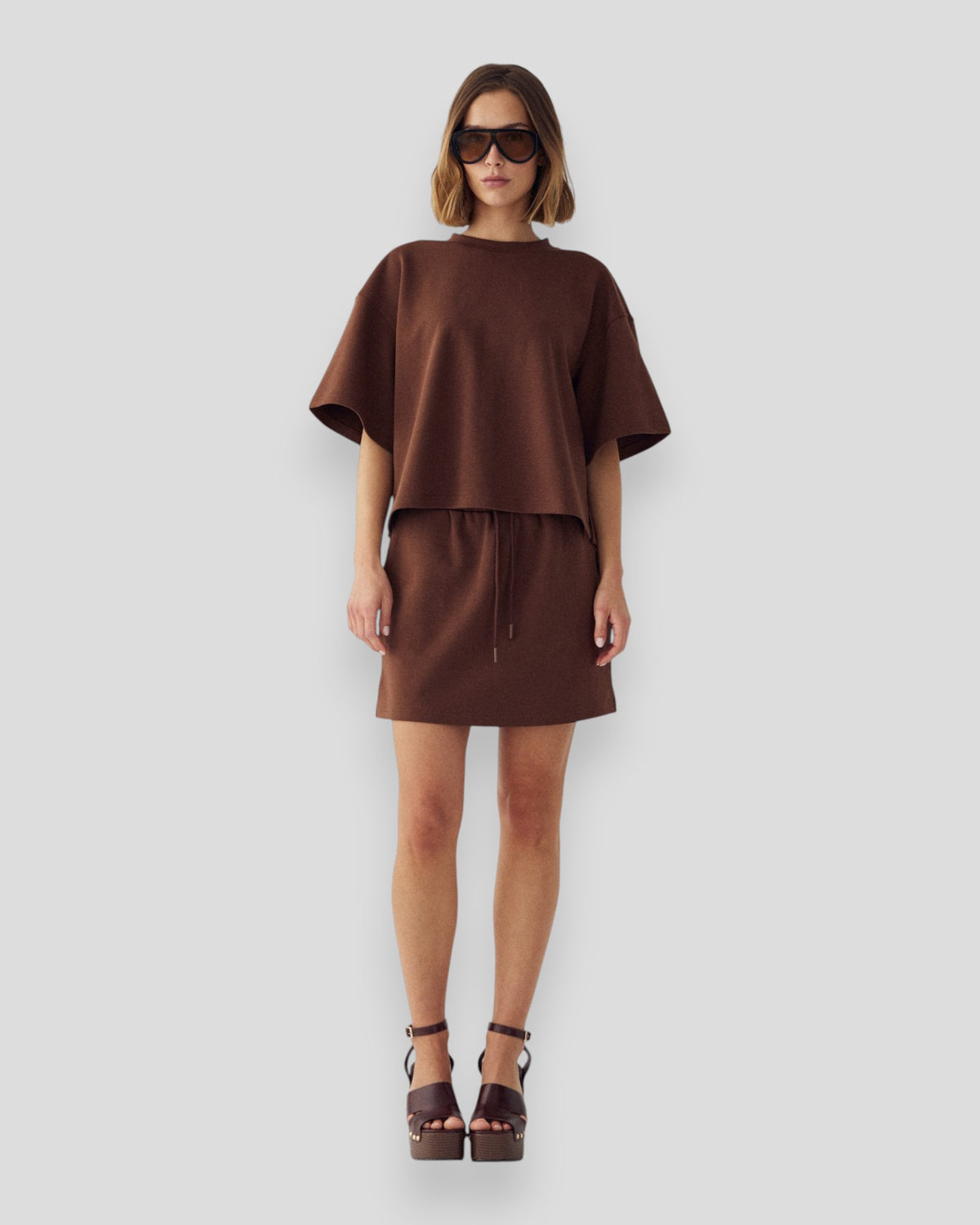 N-Maple T-shirt - Chocolate