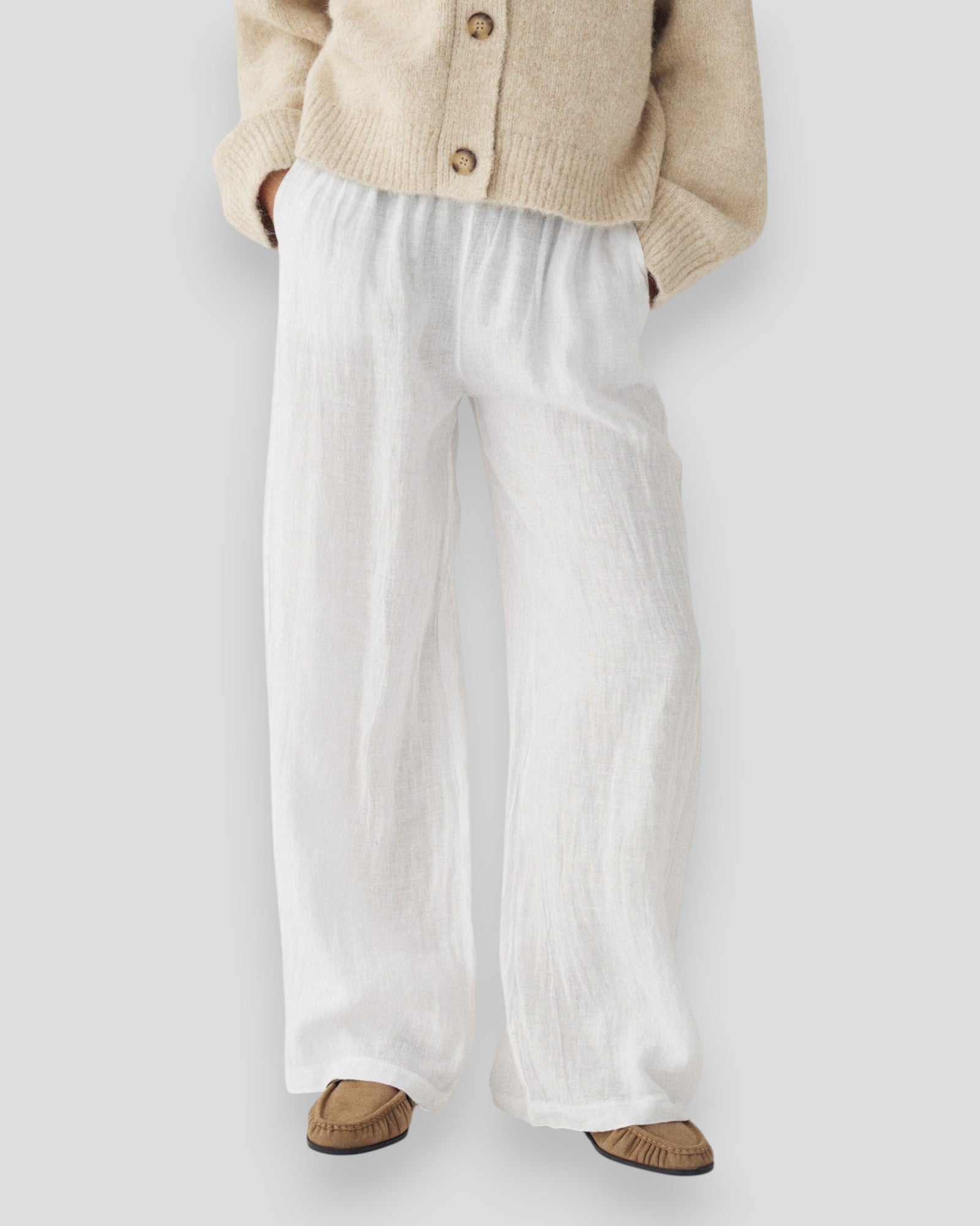 Lorann Pants - White
