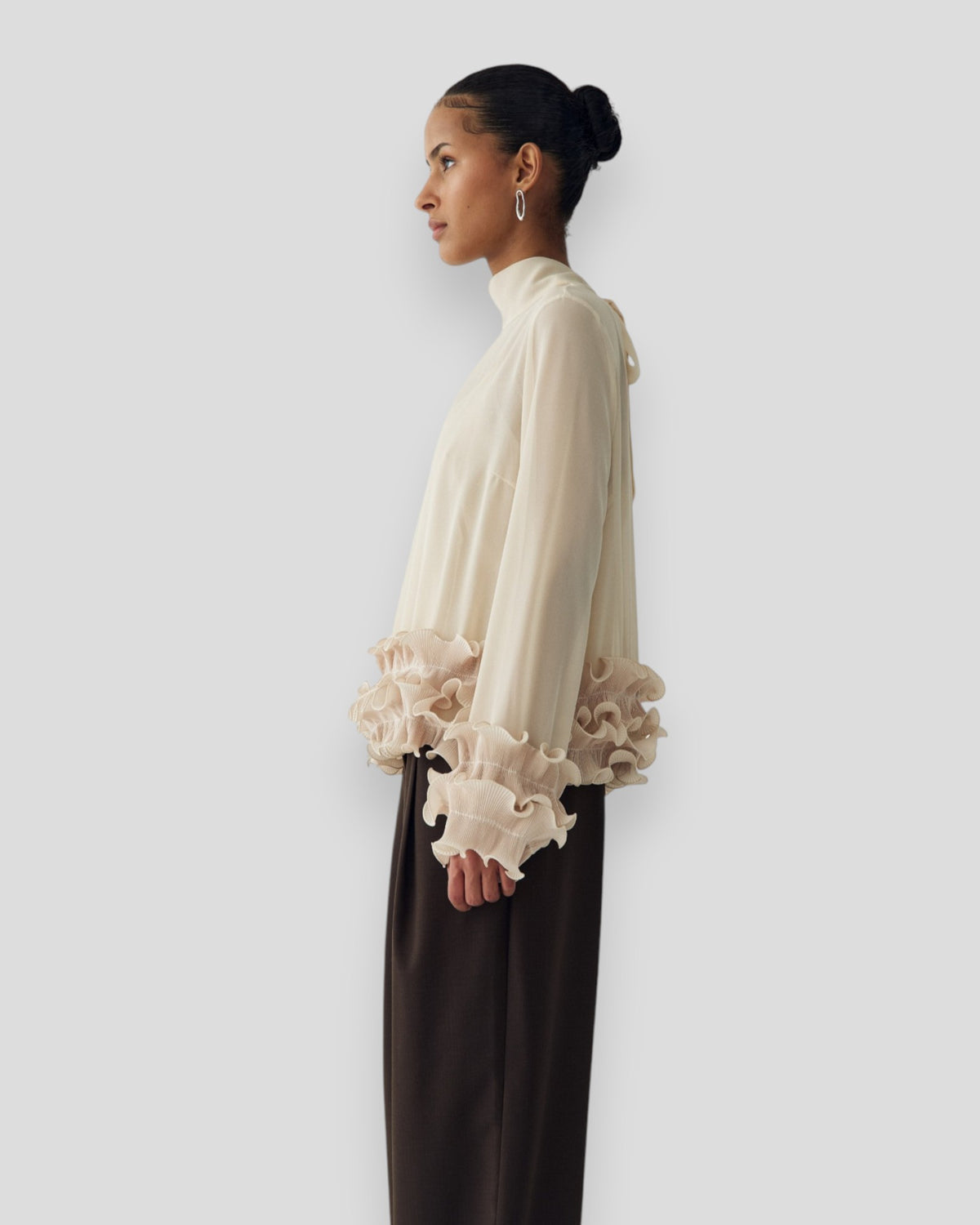 N-Latanietta Blouse - Ivory