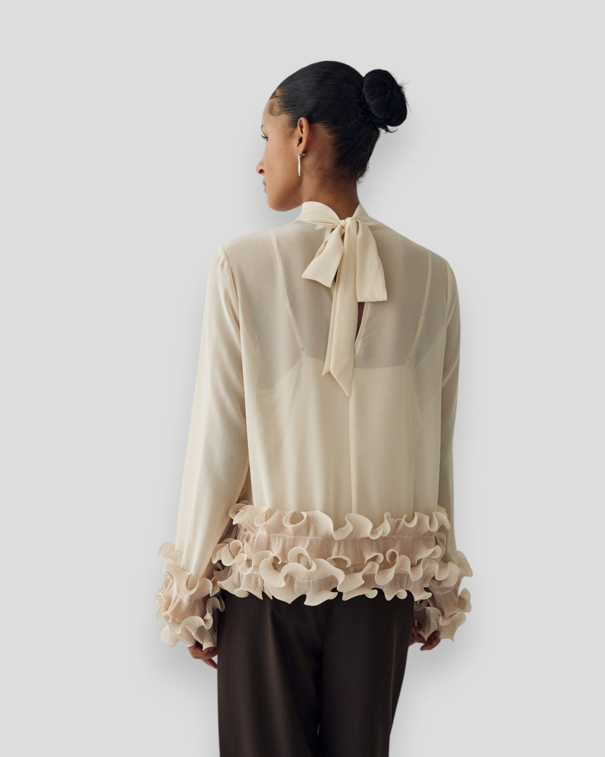 N-Latanietta Blouse - Ivory