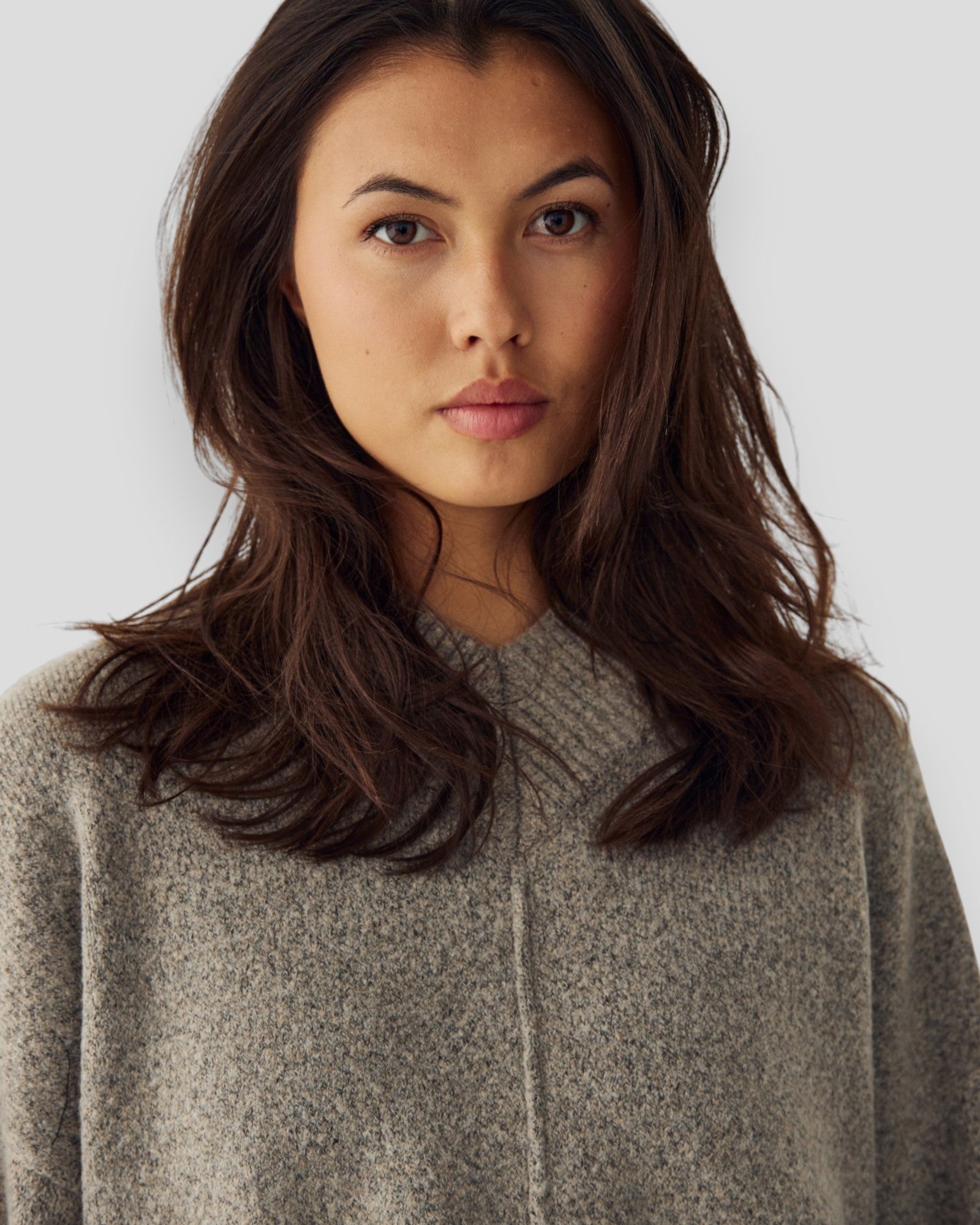 N-Maidie Knit - Dark Sand Melange