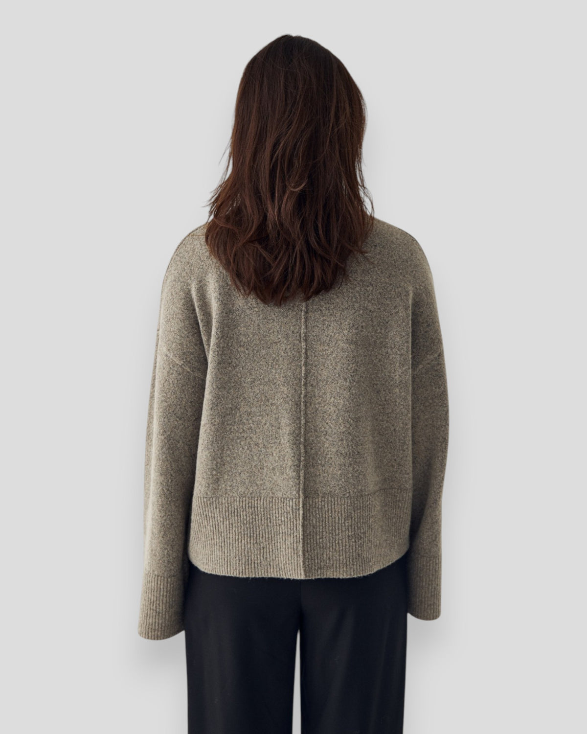 N-Maidie Knit - Dark Sand Melange