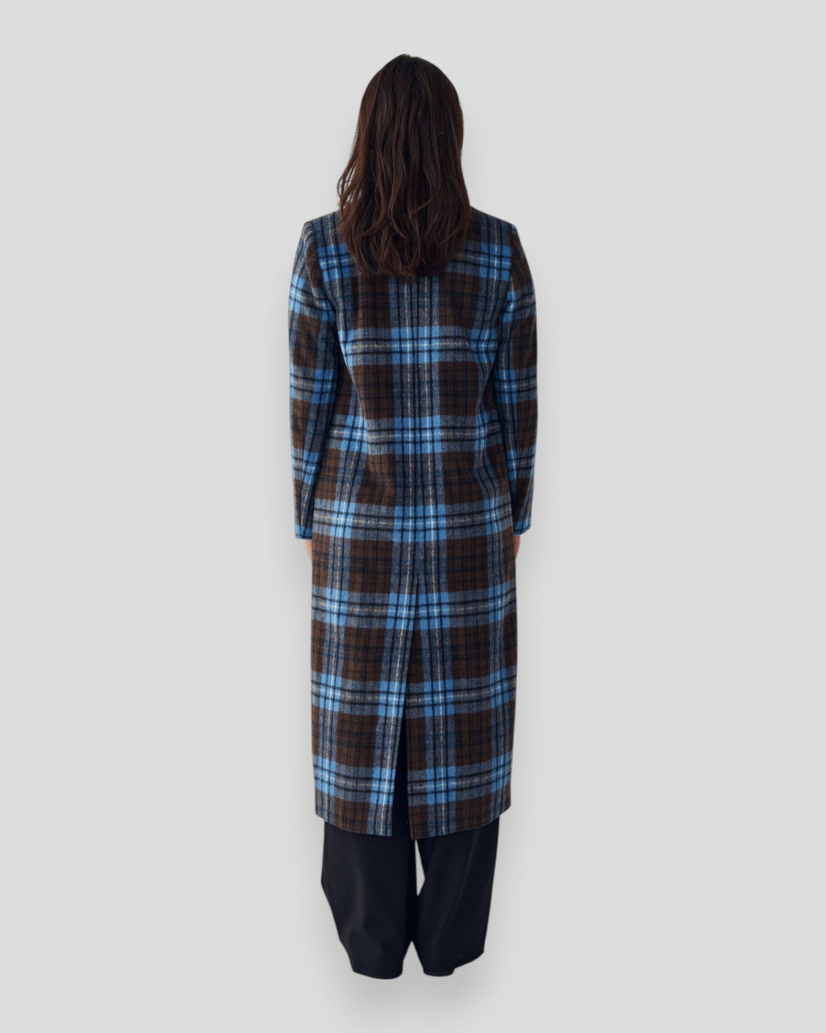 N-Jaci Coat - Daliyah Blue Check