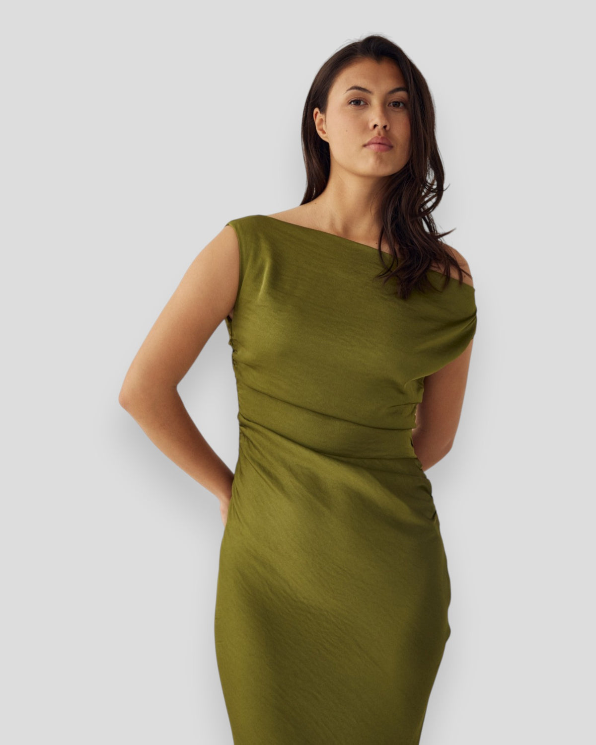 N-Mignonette Dress - Guacamole