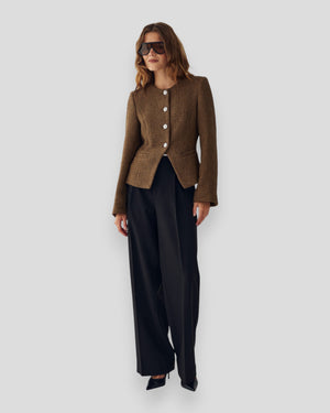 N-Kasaundra LS Blazer - Breen