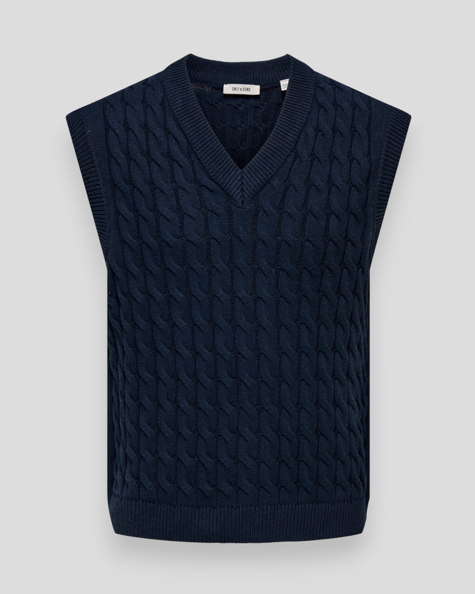 Kicker Life Relax 3 Cable Vest Knit - Dark Navy