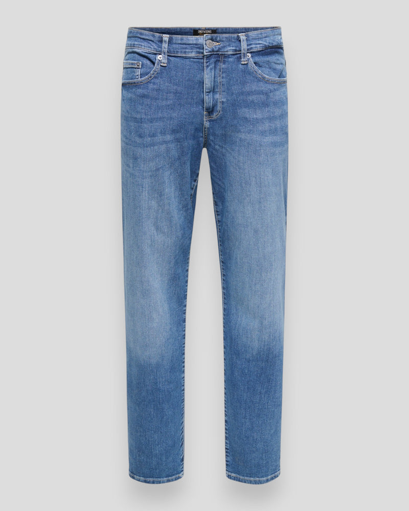 Weft Reg MB 6755 Mat DNM - Medium Blue Denim