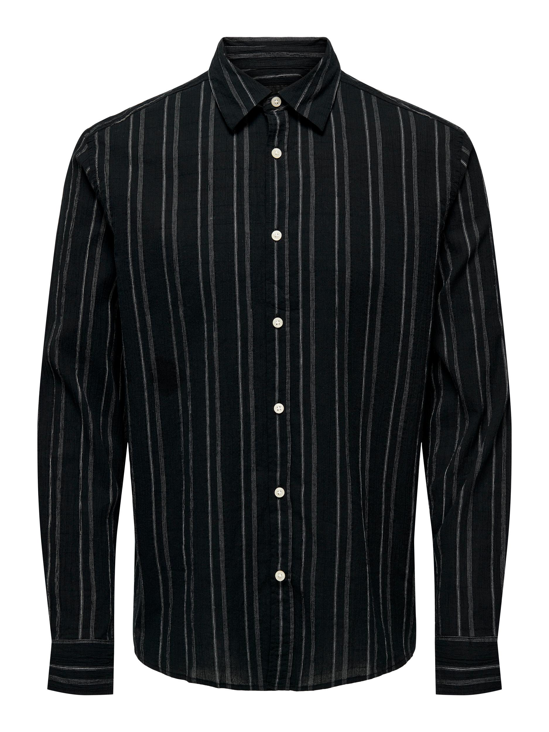 Sweet Ls Striped Shirt - Black