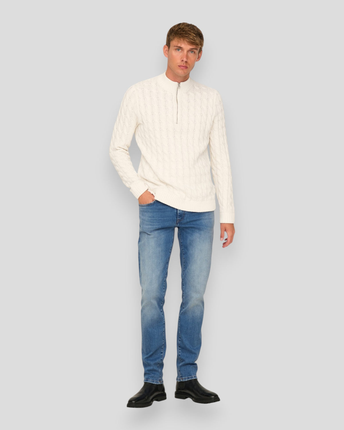 Weft Regular LMB 8264 AZG DNM - Light Blue Denim
