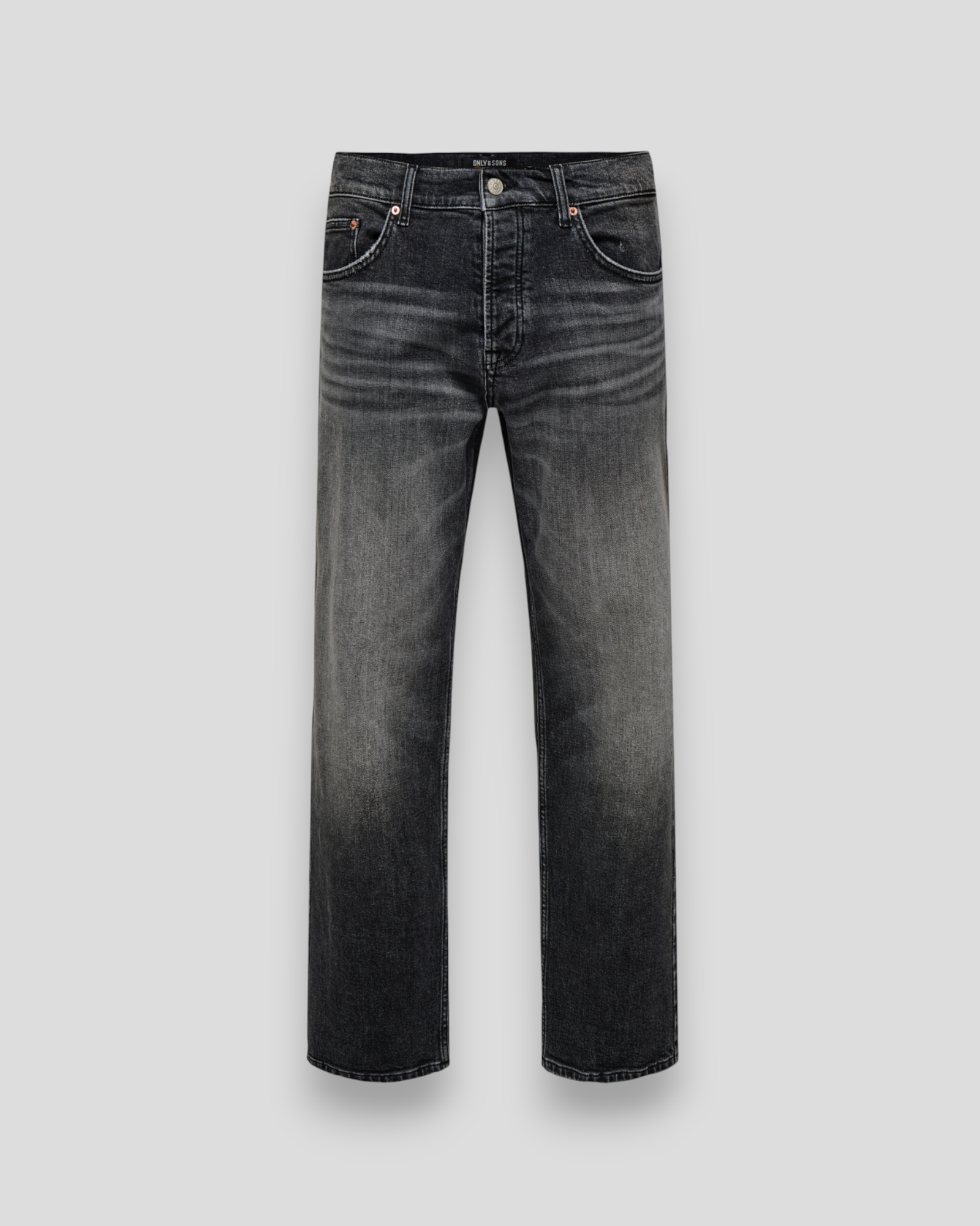Edge Straight Performance WB 3823 Denim Jeans - Washed Black