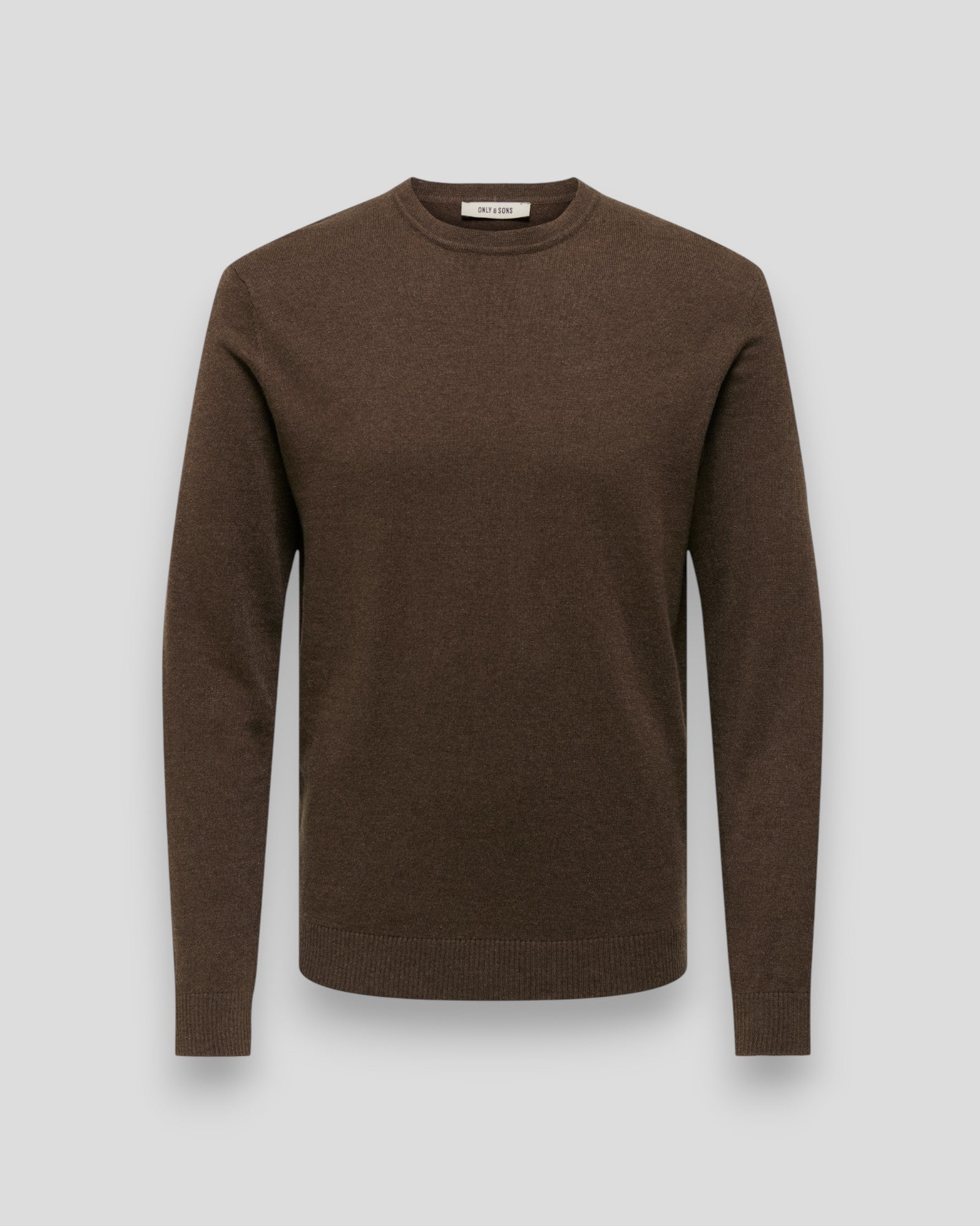 Loui Regular 12 Crew Knit - Coffee Bean