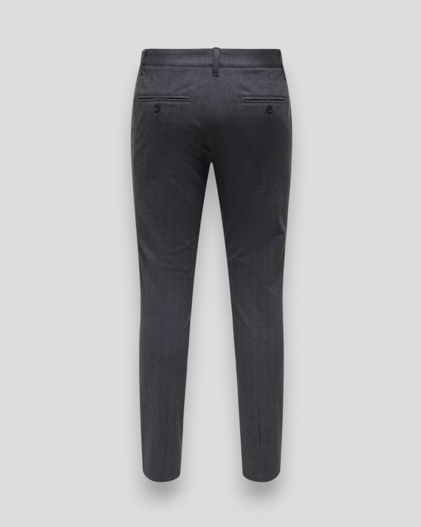 Mark Slim Check 020960 Pant - Night Sky