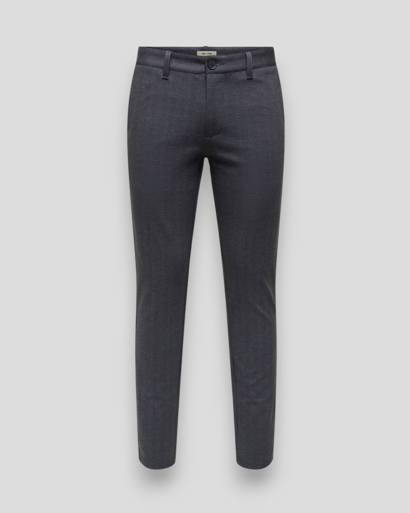 Mark Slim Check 020960 Pant - Night Sky