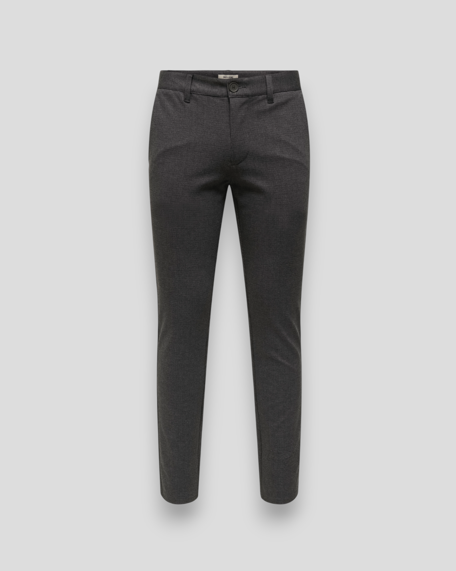 Mark Slim Check 020960 Pant - Coffee Bean