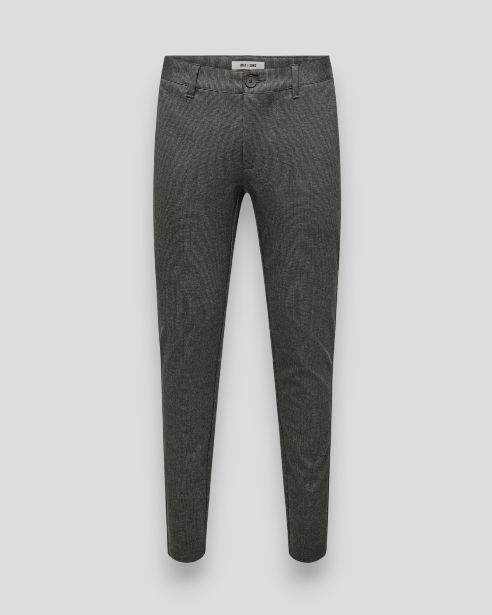 Mark Slim Check 020960 Pant - Jet Black