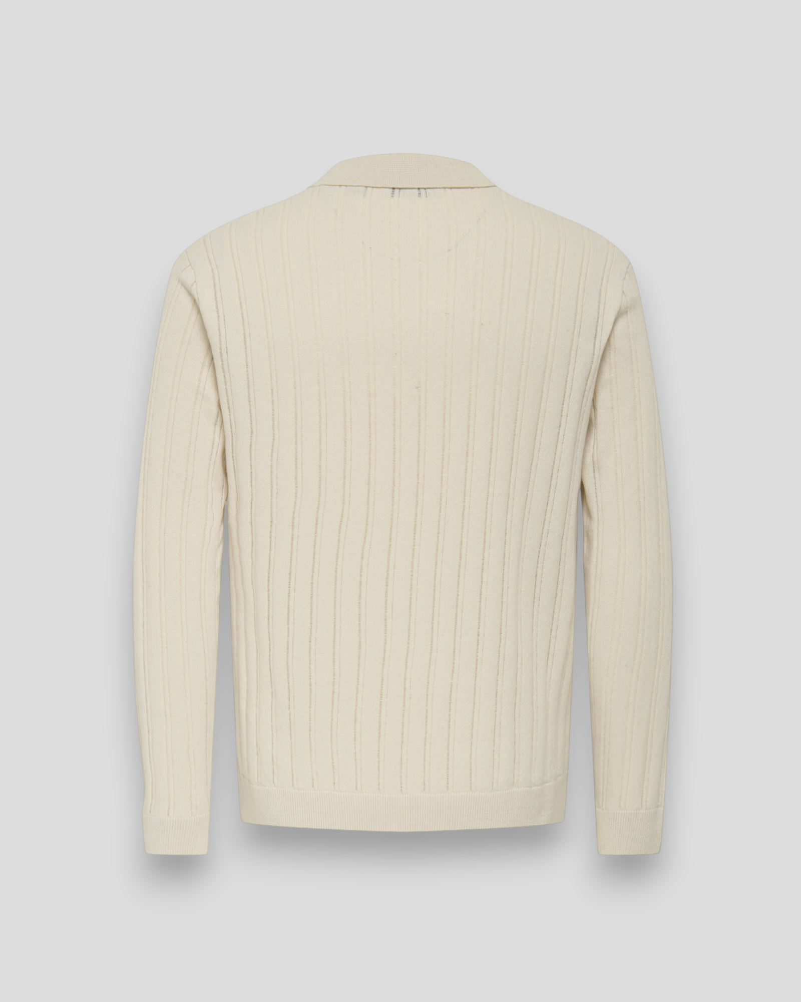 Kent Life Regular 12 LS Polo Knit - Silver Lining