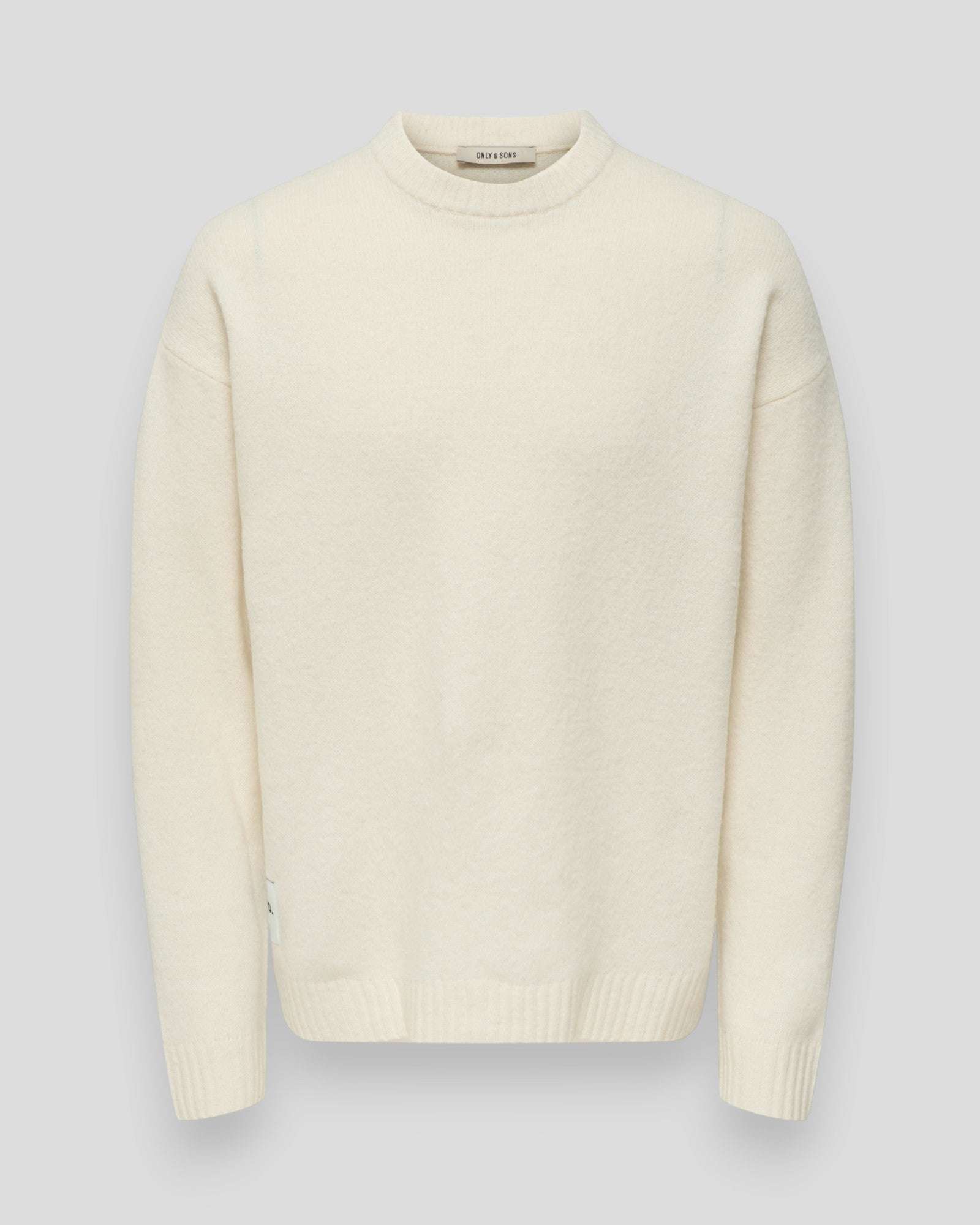 Page Relaxed LS Crew Knit XT - Gardenia