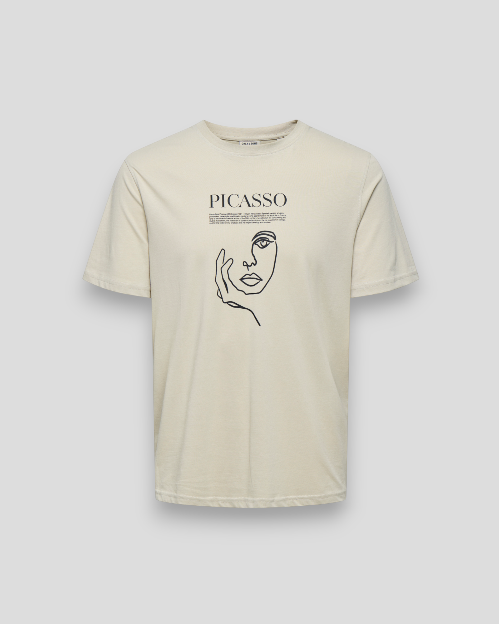 Art Life Regular SS Lic Tee - Silver Lining/Picasso