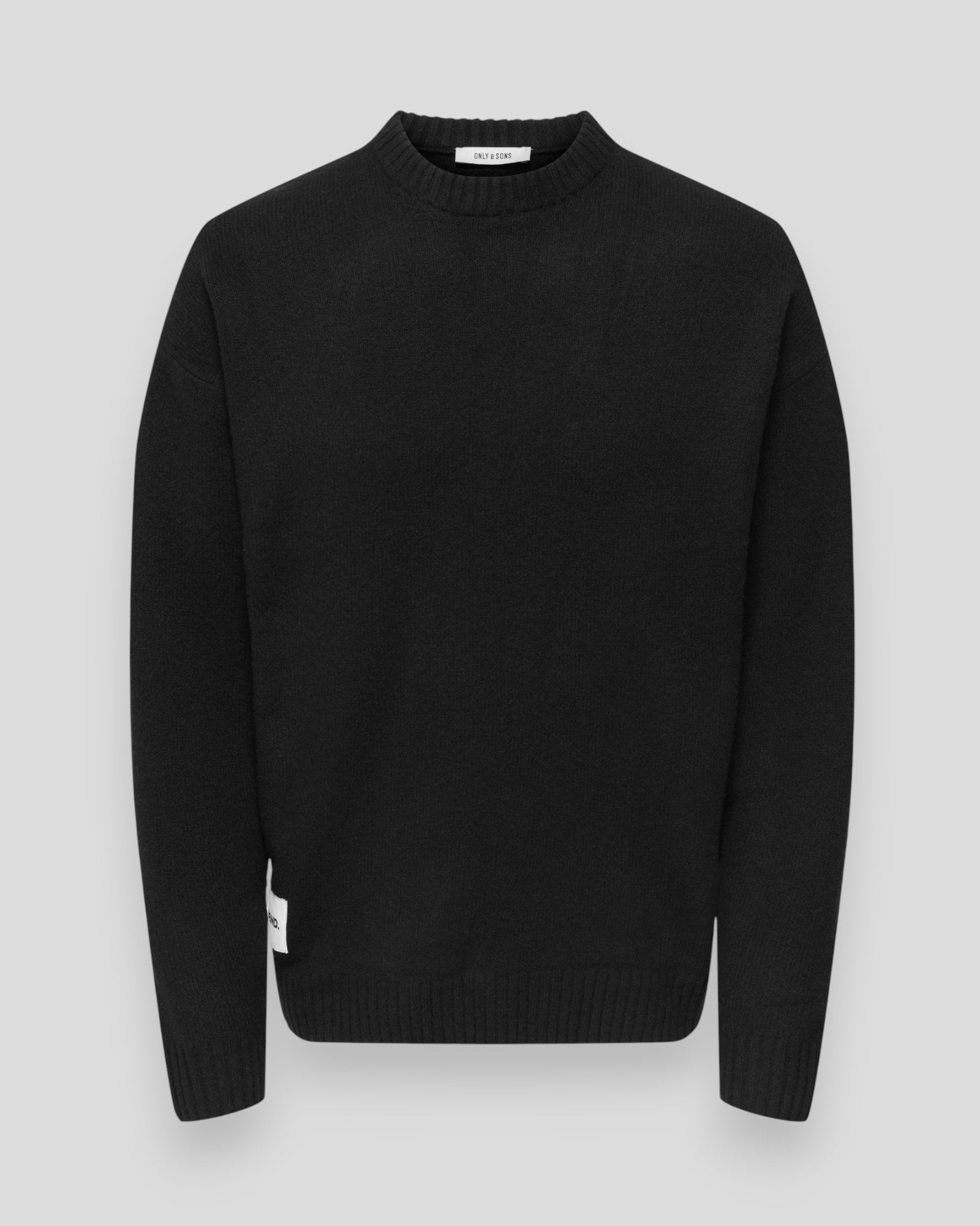 Page Relaxed LS Crew Knit XT - Black
