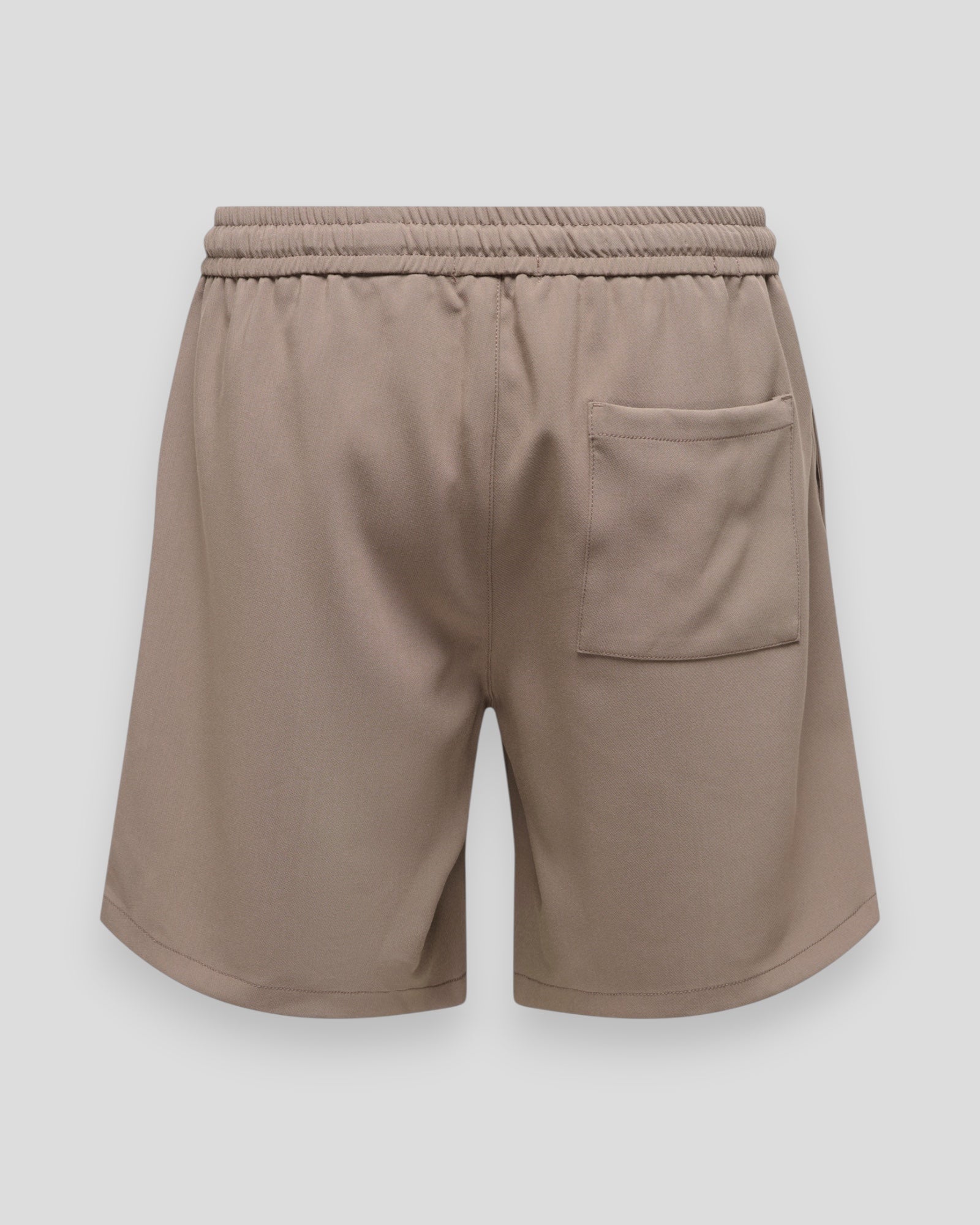 Danish: ONLY & SONS Will 0292 løse bindebånd shorts i fald, afslappet stil, lyst denim materiale, synlige lommer og justerbar pasform
